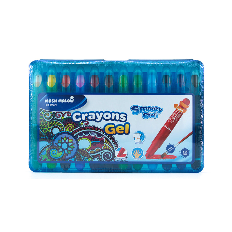 Boite de 12 Crayons Gel  Mash Malow