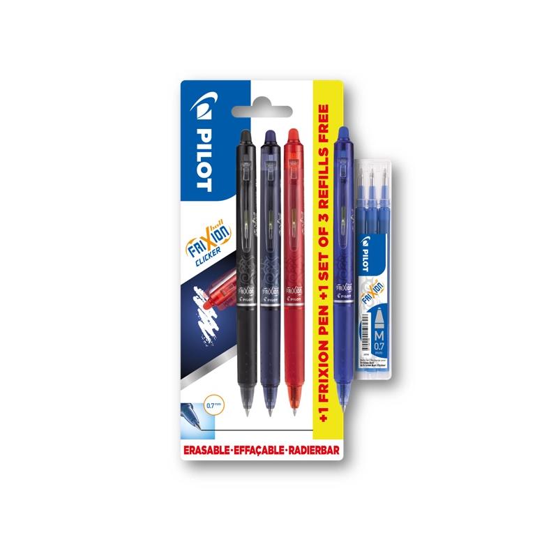 Pack Stylos Frixion Pilot