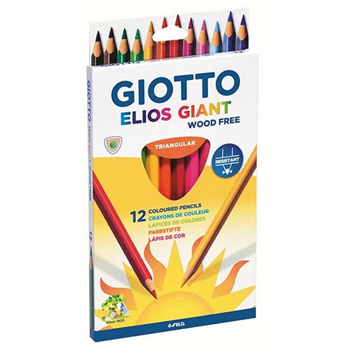 Crayons De Couleur Elios Giant Giotto