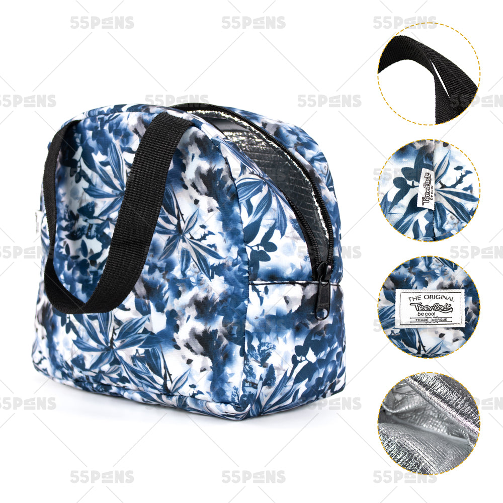 Sac à Gouté Motif Plante Bleu Teenpack