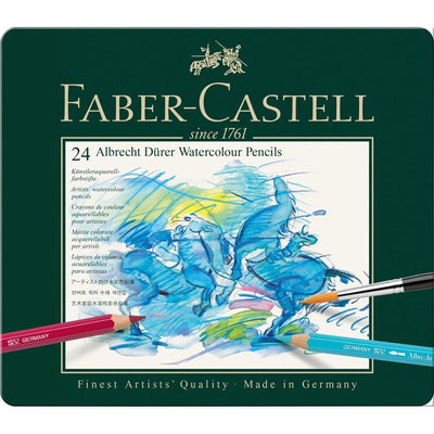 Crayons De Couleurs Albrecht Durer Boîte Métal Faber Castell