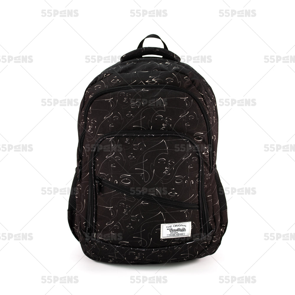 Cartable Schoolie Motif Dessin Noir Teenpack