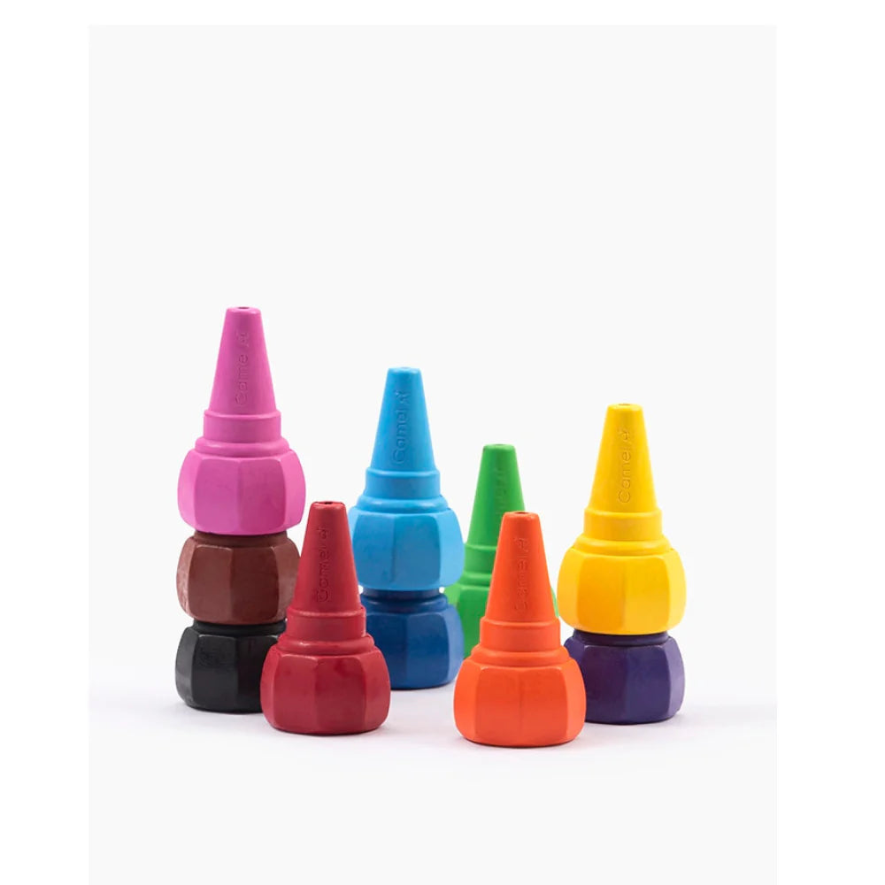 8 Crayons en Plastique Mash Malow