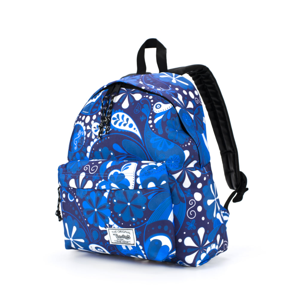 Sac à Dos Padded Motif Fleurs Bleu Teenpack