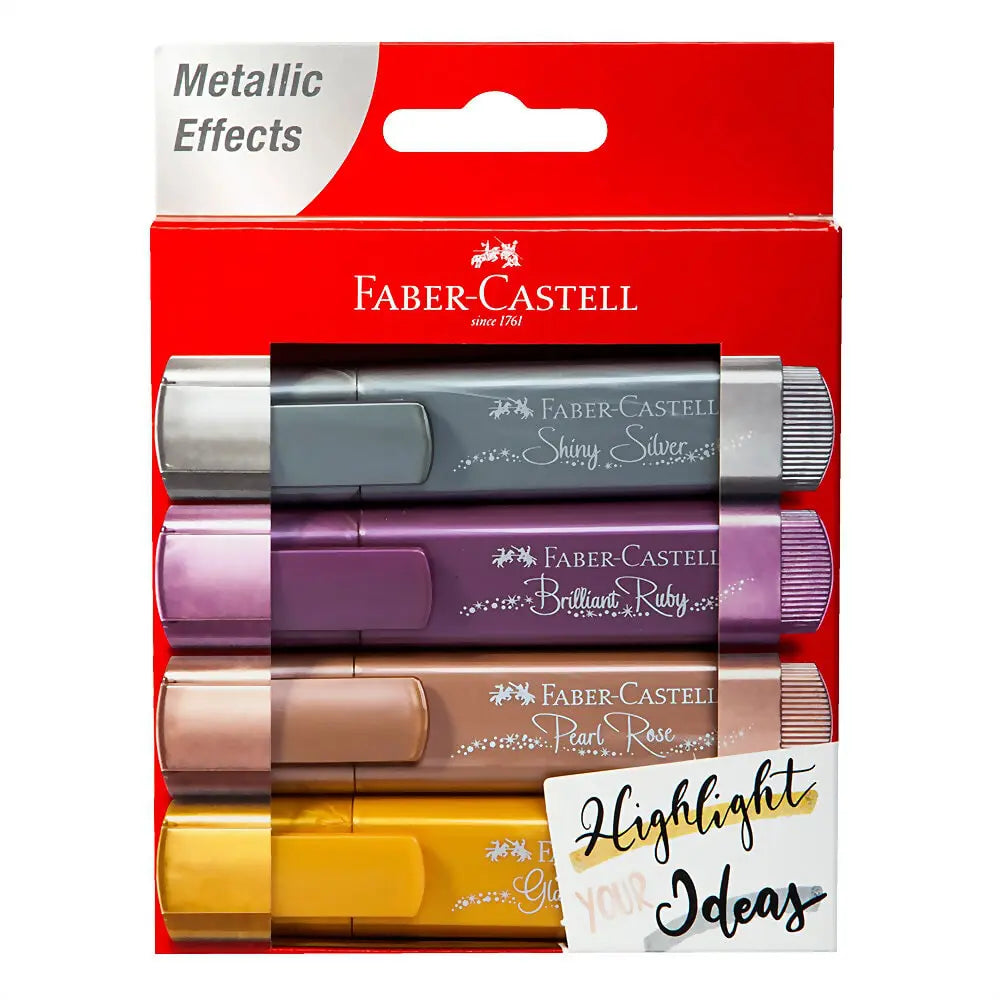 Pack Fluorescent Metal Faber Castell