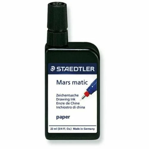 Encre De Chine Noir 22ml Staedtler