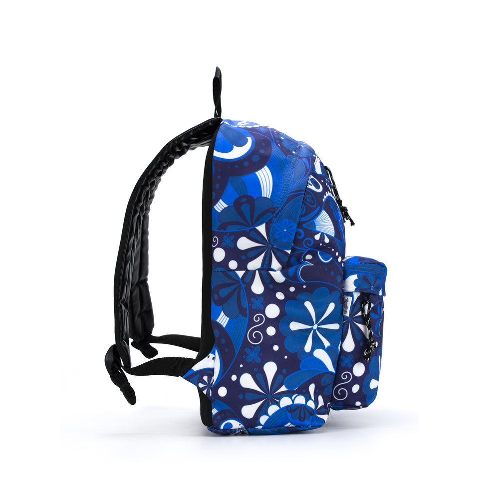 Sac à Dos Padded Motif Fleurs Bleu Teenpack