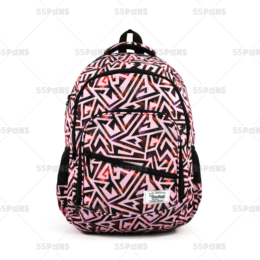 Cartable Schoolie Motif Zigzag Teenpack