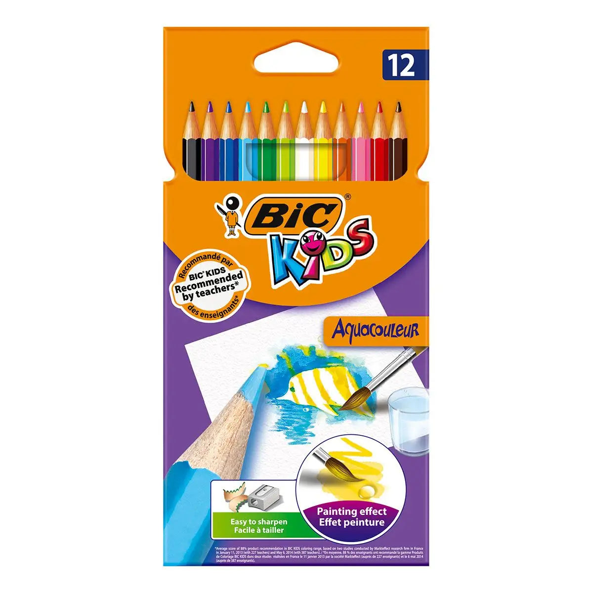 Crayons De Couleurs  Kids Aqua  BIC