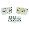 Double 6 Color Dot Dominoes Game Set Classic 28 Pcs