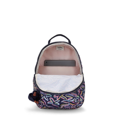 Cartable Sac à dos Seoul Palm Fiesta Print S Kipling