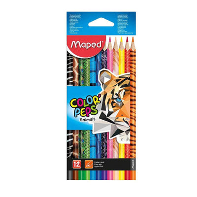 Crayons de Couleurs Animeaux Maped