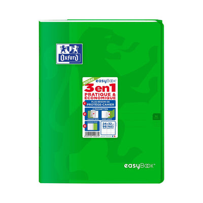 Cahier Polypro 3 en 1 Easybook Oxford 24x32