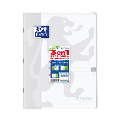 Cahier Polypro 3 en 1 Easybook Oxford 24x32