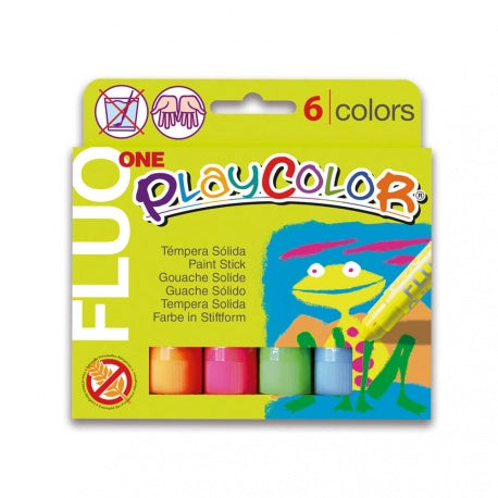 Gouache Solide En Stick 10g Fluo Playcolor