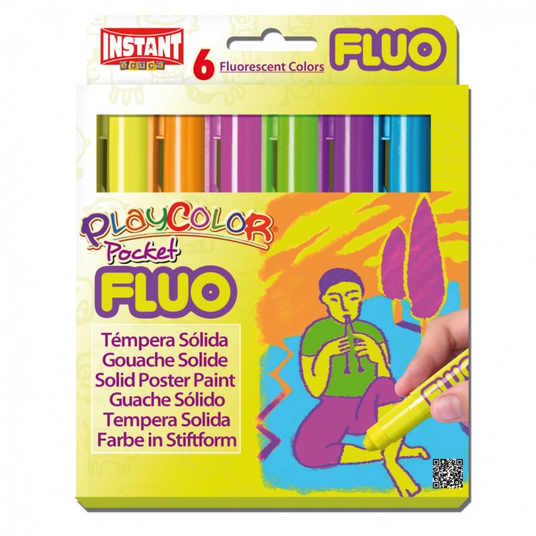 Stylo De Peinture Gouache Poket Fluo 5G Playcolor