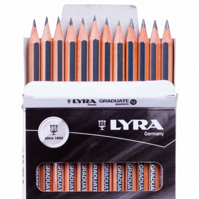 Pack de 12 Crayons Graphites Gradués LYRA