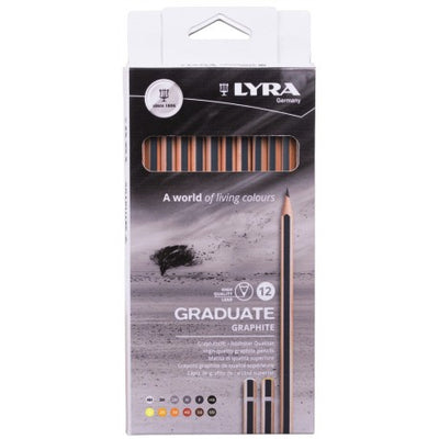 Pack de 12 Crayons Graphites Gradués LYRA