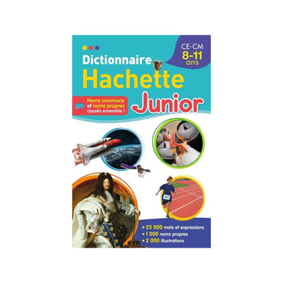 Dictionnaire Hachette Junior Tapa dura 8/11 ANS – 2 Junio - 55pens