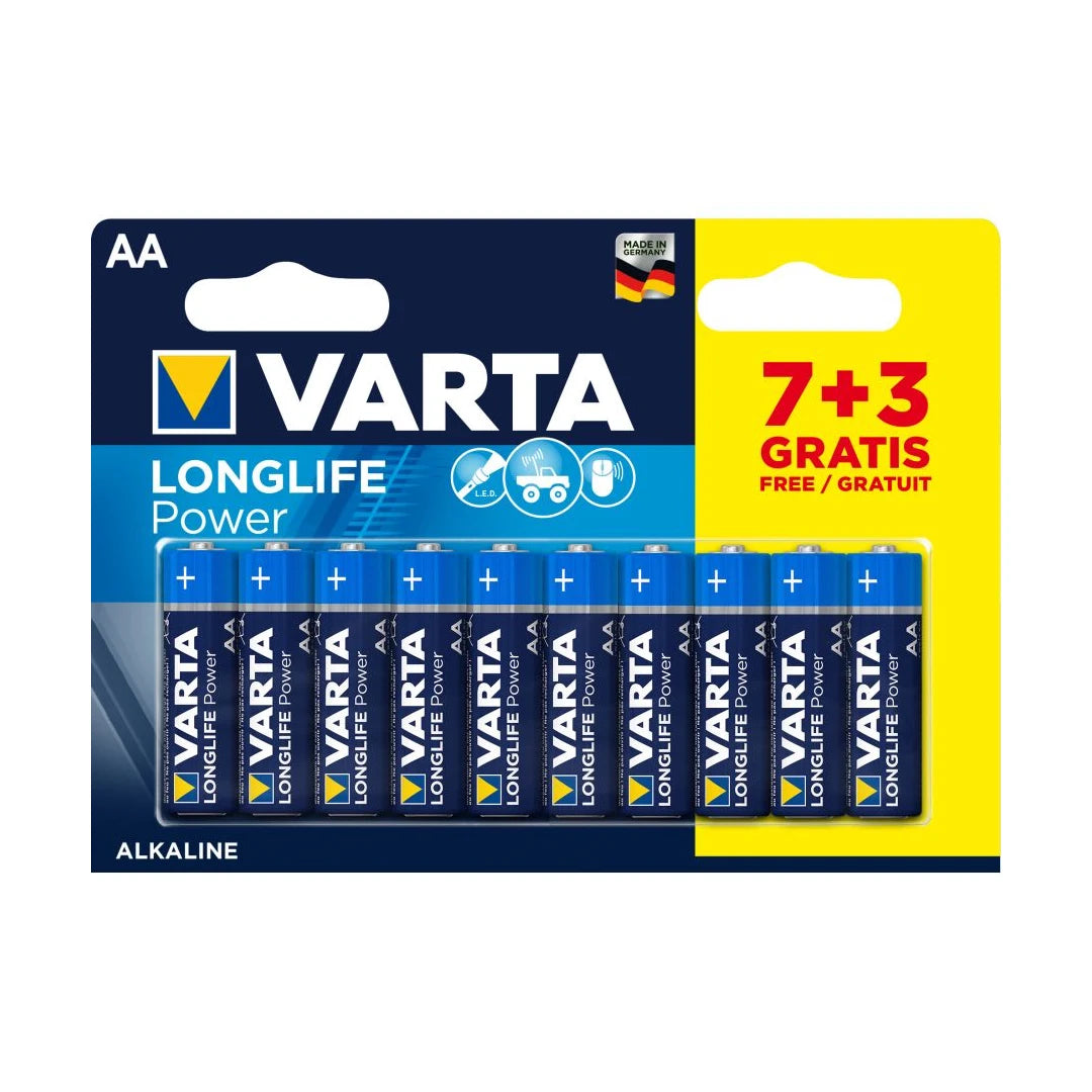 Longlife Power Varta 7+3 Aa (Single Blister) - 55pens