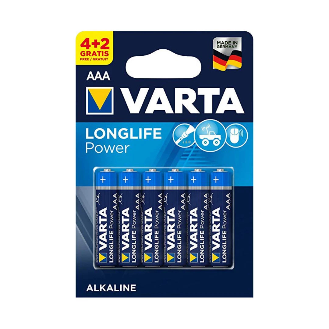 Longlife Varta Power 4+2 Aaa (Single Blister) - 55pens