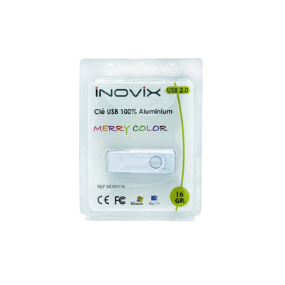 Inovix Cles Usb 16Gb Merycolor - 55pens