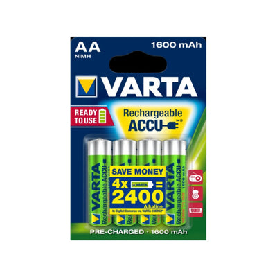 Rechargeable Varta Accu Aa 1600 Mah 1.5V Blister 4 - 55pens