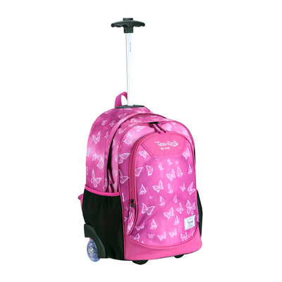 Teenpack Junior trolley backpack Papillon - 55pens