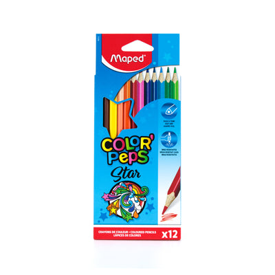 CRAYONS COLOR PEPS STAR MAPED - 55pens