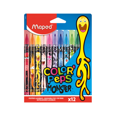Feutres color'peps maped Monster - 55pens