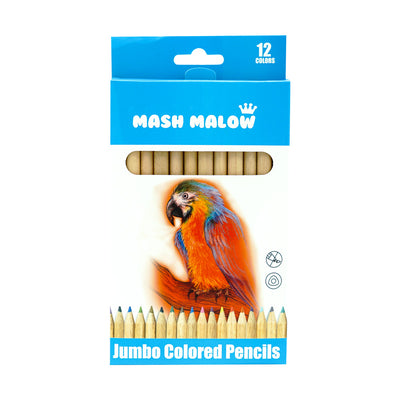 Crayons De Couleur Mash Malow Triangulaires Jumbo - 55pens